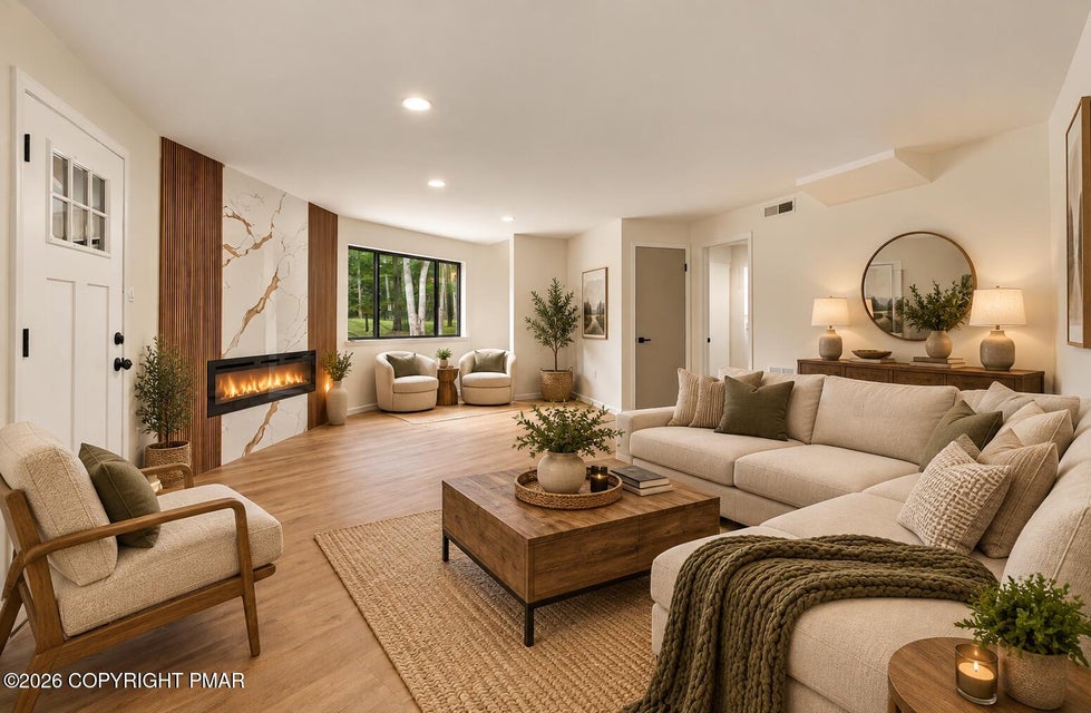 Living Area Virtual Staging